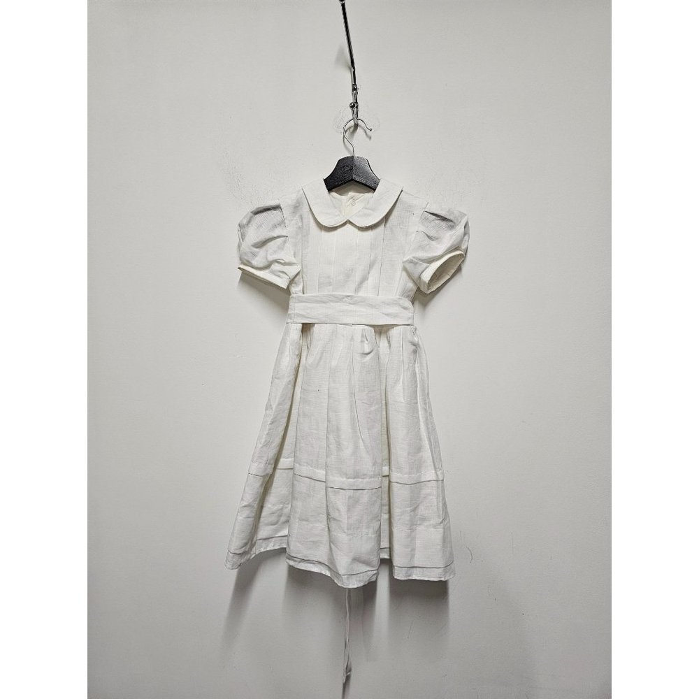 Girls Hand Smocked Ruffle Swing Tunic Dress